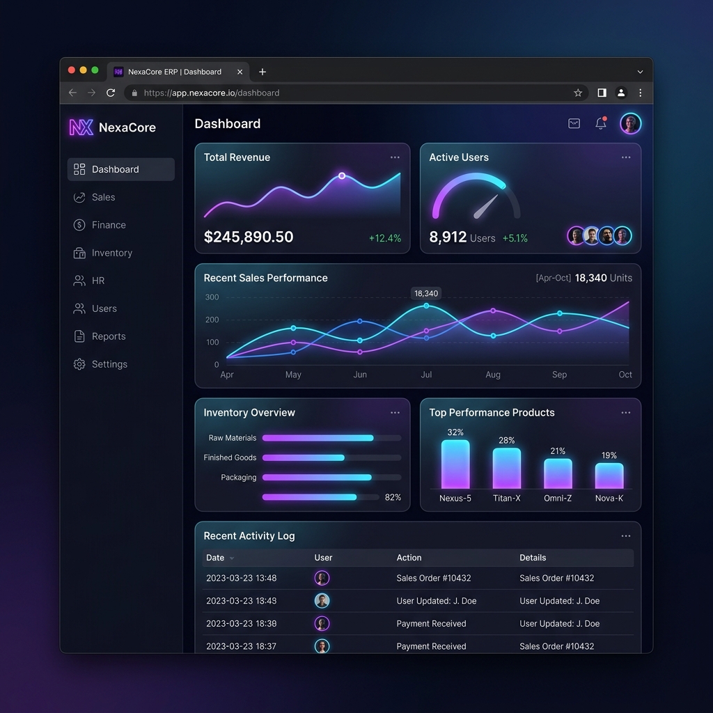 ERP e Gestão Cloud